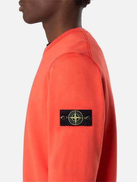 Crewneck Stone Island Papaya