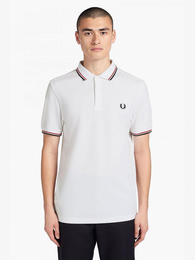 Fred Perry Polo White