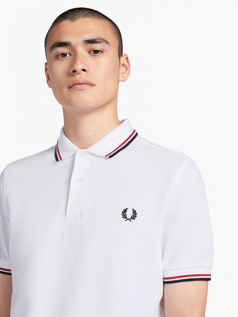Fred Perry Polo White