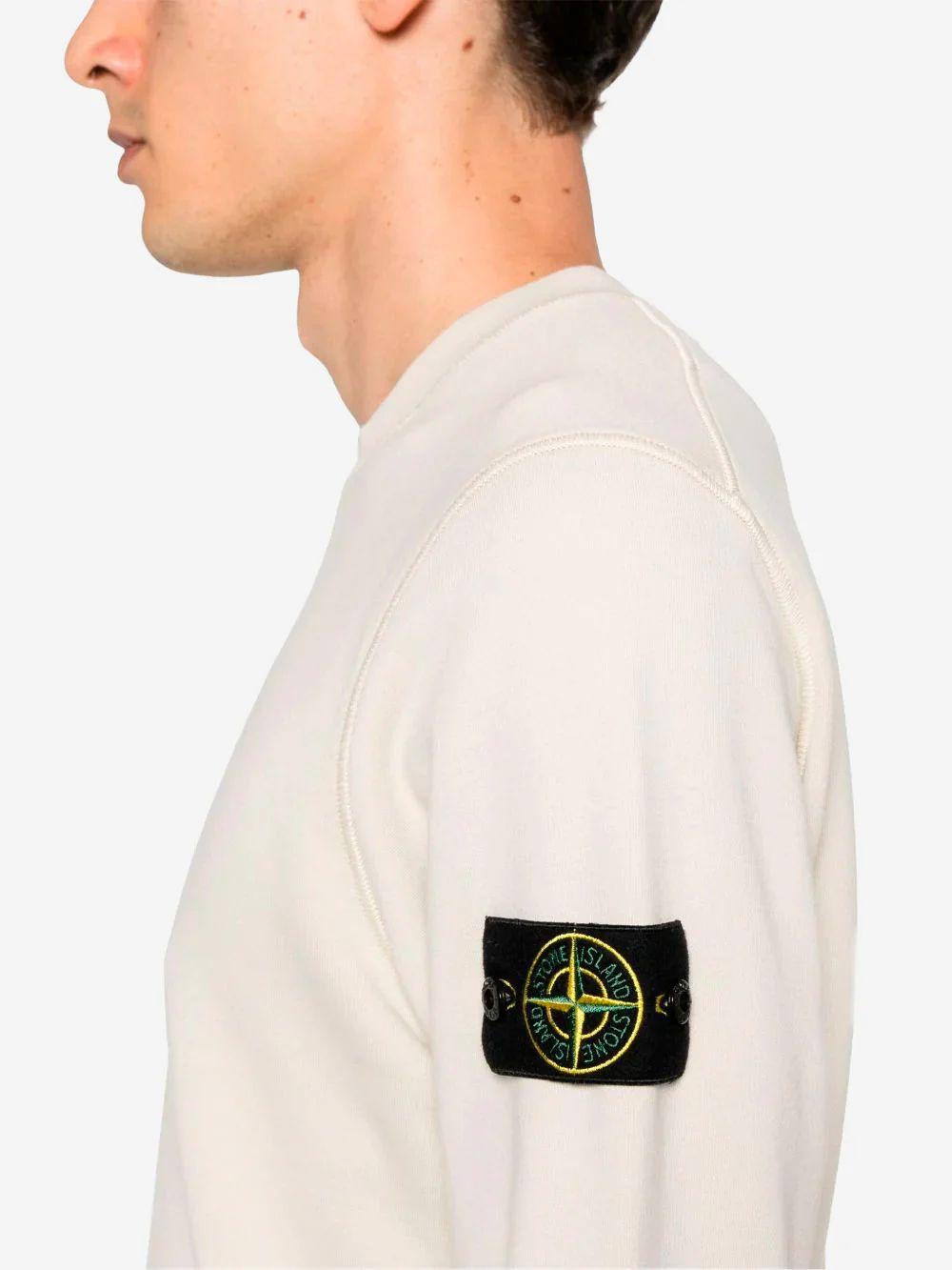 Crewneck Stone Island Sabbia/Cream
