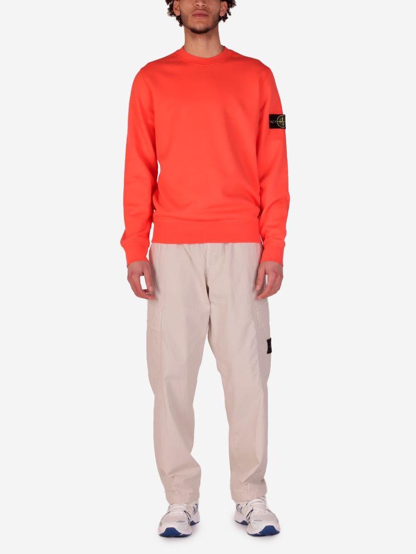 Crewneck Stone Island Papaya