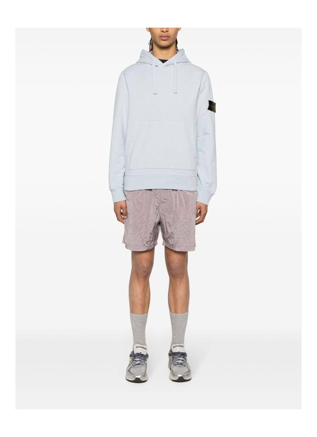 Hoodie Stone Island Baby Blue