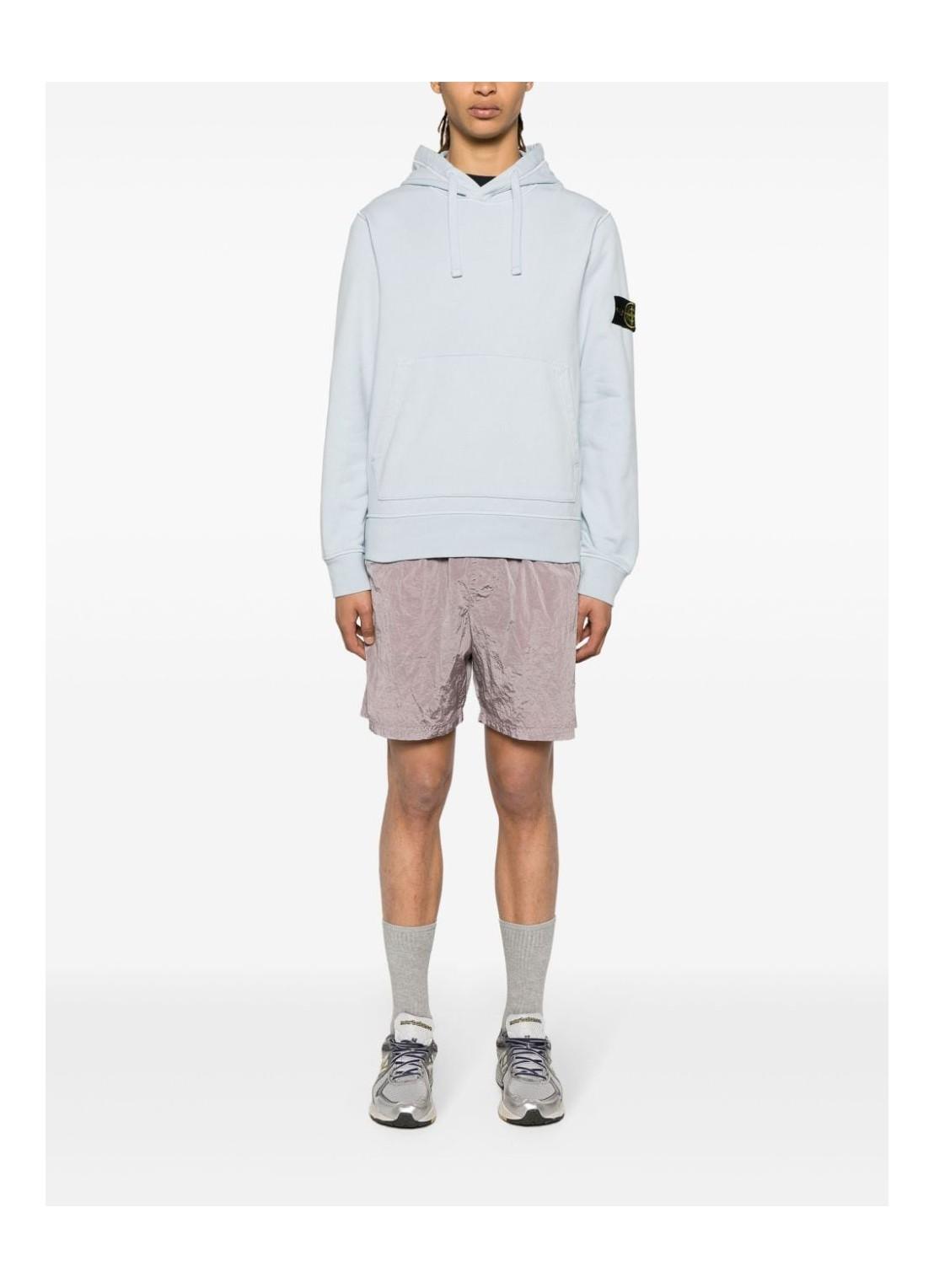 Hoodie Stone Island Baby Blue