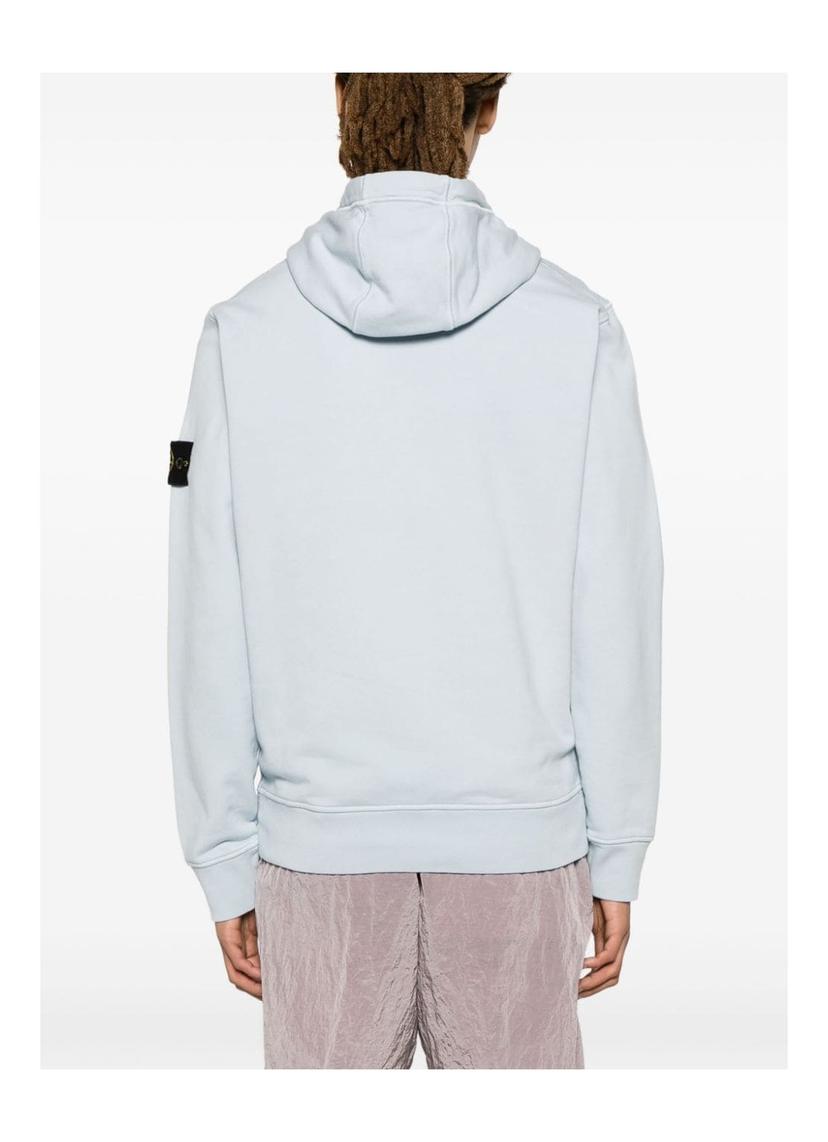 Hoodie Stone Island Baby Blue