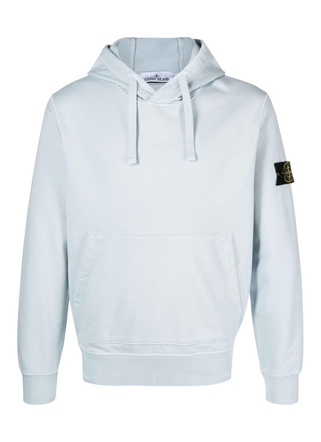 Hoodie Stone Island Baby Blue